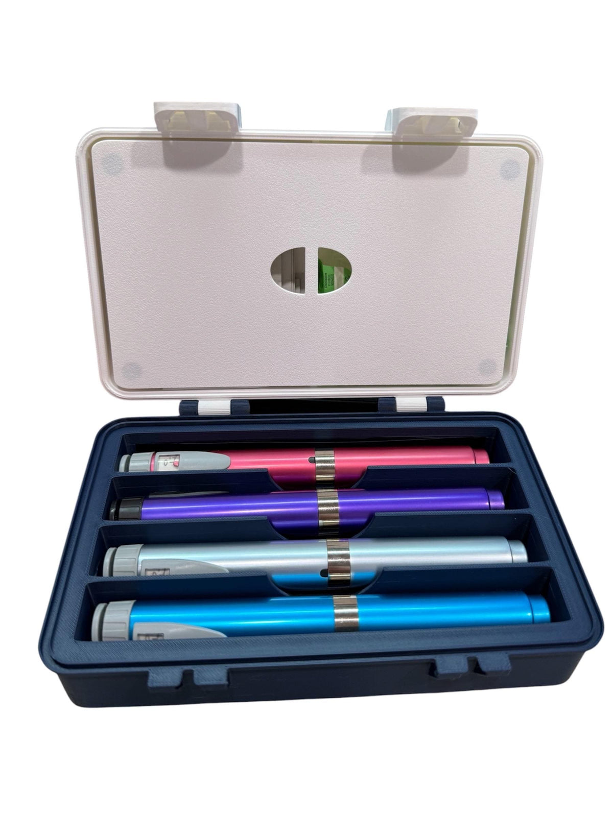 Peptide Pen  Storage Holder Supply with lid storage