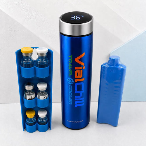 Cold Peptide Vial Storage Long Travel cooler