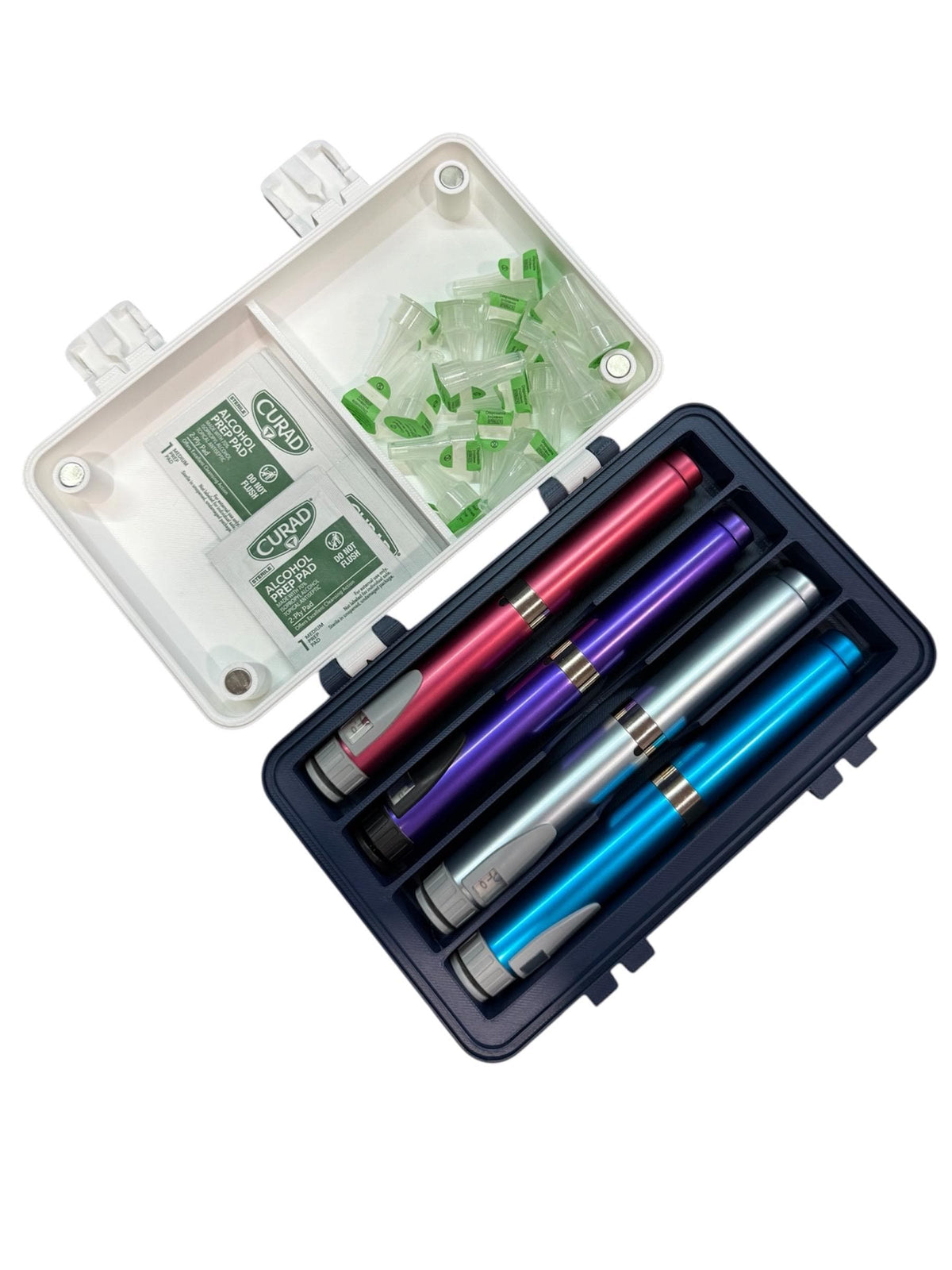 Peptide Pen  Storage Holder Supply with lid storage
