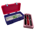 Peptide Pen Injector Case Storage | 3 Pen Organizer with 3ml Cartridge Vial Holder and accesories space